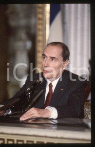 35mm vintage slide* 1990ca POLITICS President of France François MITTERRAND (15)