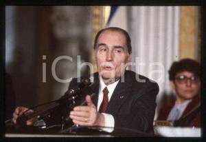 35mm vintage slide* 1990ca POLITICS President of France François MITTERRAND (19)