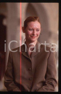 35mm vintage slide* 1992 VENICE Film Festival British actress Tilda SWINTON (39)
