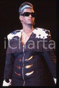 35mm vintage slide* 1990 ca ITALY American house music singer ADEVA (9)