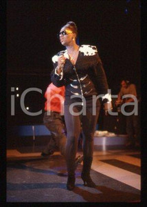 35mm vintage slide* 1990 ca ITALY American house music singer ADEVA (41)