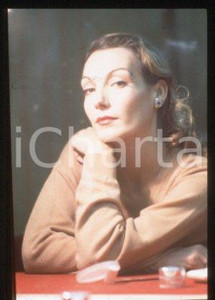 35mm vintage slide* 1992 ca MUSIC German singer and asctress Ute LEMPER (1)