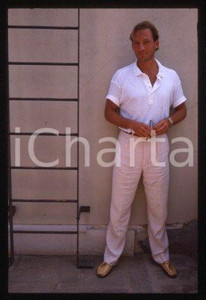 35mm vintage slide* 1989 ca CANNES Film Festival American actor Anthony PECK 11