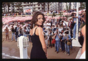 35mm vintage slide* 1993 CANNES Film Festival American actress Tahnee WELCH (8)