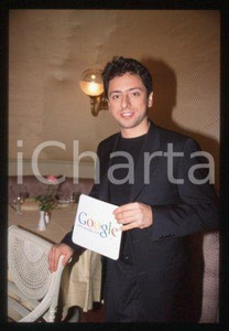 35mm vintage slide* 1999 ca MILAN Portrait of co-founder Google Sergey BRIN (10)
