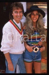 35mm vintage slide* 1989 LONDON Bill WYMAN of the Rolling Stones & Mandy SMITH 5