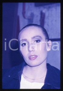 35mm vintage slide* 1986 ca ITALY Portrait of a singer Anna BUSSOTTI (5)