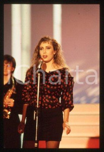 35mm vintage slide* 1986 ca ITALY Portrait of a singer Anna BUSSOTTI (17)