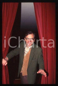 35mm vintage slide* 1995 ca MILAN an Italian actor Vittorio VIVIANI (15)