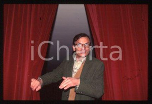 35mm vintage slide* 1995 ca MILAN an Italian actor Vittorio VIVIANI (17)