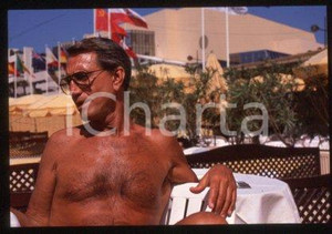 35mm vintage slide* 1989 ca CANNES an American actor Roy SCHEIDER (24)