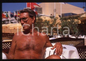 35mm vintage slide* 1989 ca CANNES an American actor Roy SCHEIDER (25)