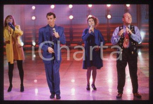 35mm vintage slide* 1995 ca ITALY a vocal group THE MANHATTAN TRANSFER (73)