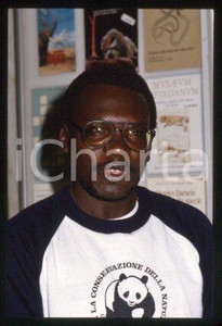 35mm vintage slide* 1988 ca MILAN - "RHINO MAN" Michael WERIKHE (1)