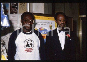 35mm vintage slide* 1988 ca MILAN - "RHINO MAN" Michael WERIKHE (21)