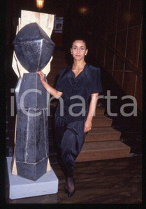35mm vintage slide* 1991 ca ITALY TV Presenter & actress Terri SCHIAVO (12)