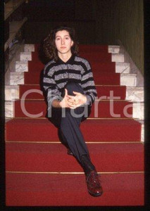 35mm vintage slide* 1988 ca ITALY Portrait of singer-songwriter Andrea MIRO (18)