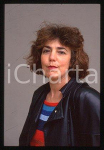 35mm vintage slide* 1990 ca LITERATURE German journalist-author Irina LIEBMANN 4