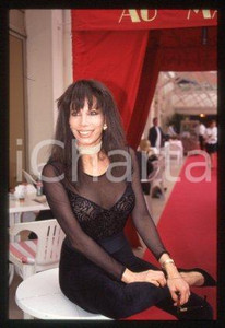 35mm vintage slide* 1980 ca CANNES Fouquet's - Portrait of Toni AMBER (18)