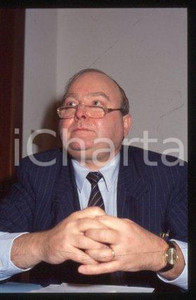 35mm vintage slide* 1990 ca MILAN a Danish politician Henning CHRISTOPHERSEN (3)