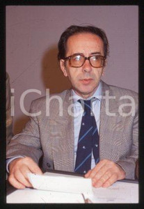 35mm vintage slide* 1999 MILAN ITALY Albanian novelist Ismail KADARE (4)