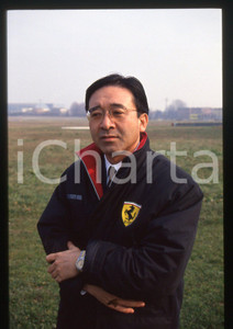 Fotografia d epoca originale 35mm vintage slide 1994 FIORANO Osamu GOTO Ritratto dell ingegnere FERRARI 3 1