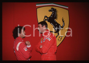 35mm vintage slide* 1990 FORMULA1 Nigel MANSELL e Alain PROST scuderia FERRARI 8