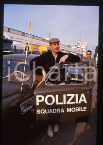 35mm vintage slide* 1990ca MONZA Nigel MANSELL AUTO D'EPOCA POLIZIA DI STATO 11