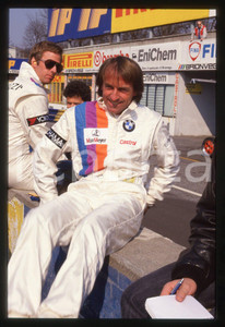 Fotografia d epoca originale 35mm vintage slide 1988 500 KM MONZA Jacques LAFFITE Bigazzi Team  Ritratto 5 1