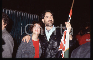 35mm vintage slide* 1988 MILANO Coppia di tifosi A.C. MILAN