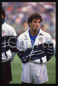 35mm vintage slide* 1989 CALCIO - ITALIA vs BRASILE Gianluca VIALLI - Ritratto
