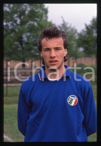 35mm vintage slide* 1989 CALCIO - B ITALIA Nazionale UNDER 21 Riccardo MASPERO