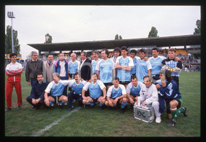 35mm vintage slide* 1990ca CESENA Partita beneficenza SALVIAMO L'ADRIATICO