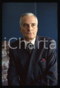 35mm vintage slide* 1985ca ITALY Portrait of painter & writer Ruggero SAVINIO 14