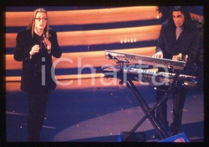 35mm vintage slide* 1999 SANREMO "NOI NON CI CAPIAMO" Pop rock band SOERBA (23)