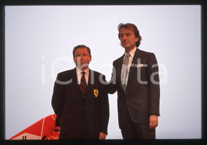 35mm vintage slide* 1998 MARANELLO Luca CORDERO di MONTEZEMOLO Jean TODT F300 2