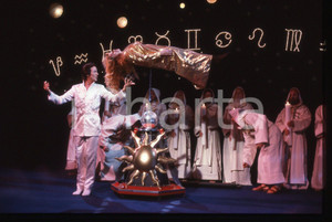 35mm vintage slide* 1984 RAI 2 IL TRAPPOLONE Mago SILVAN - Gioco di prestigio 65