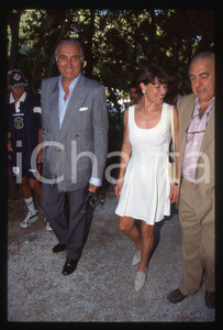 Negativo, diapositiva originale 35mm vintage slide 1995 ca ITALIA COSTUME Manuela DI CENTA e Pippo BAUDO 3 1