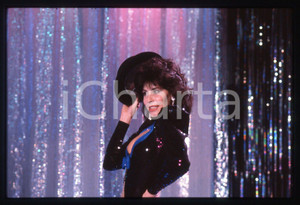 35mm vintage slide* 1985ca RAI 2 Milly D'ABBRACCIO IL CAPPELLO SULLE VENTITRÉ 45