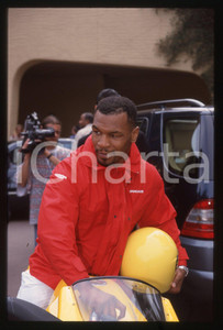 35mm vintage slide* 1998 MONACO Mike TYSON su DUCATI F48 - WORLD MUSIC AWARDS 5