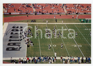 1990 LOS ANGELES NFL Los Angeles RAIDERS Riscaldamento pre-partita *Foto 15x10 2