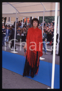 Fotografia d epoca originale 35mm vintage slide 1996 NOTTE DEI TELEGATTI Claudia CARDINALE Ritratto attrice 1