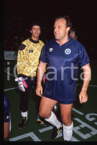 35mm vintage slide* 1990 MILANO CALCIO Gerry SCOTTI Marco BELLAVIA 