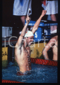 35mm vintage slide*1986 COMMONWEALTH GAMES Mark TEWKSBURY 100m backstroke winner