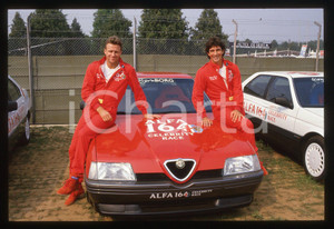 35mm vintage slide* 1988 GP MONZA ALFA 164 CELEBRITY RACE Bjorn BORG Paolo ROSSI