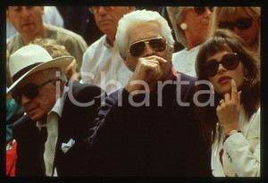 35mm vintage slide*1991 MONTE CARLO OPEN Ron THATCHER Allenatore di Bjorn BORG