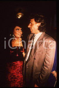35mm vintage slide* 1990 ca COSTUME - Bjorn BORG e Loredana BERTÈ - Ritratto (3)