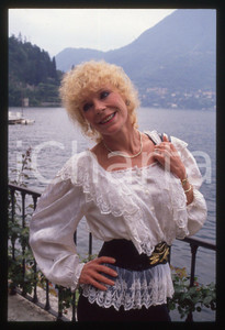 35mm vintage slide* 1990 CERNOBBIO - Elke SOMMER Ritratto dell'attrice (2)