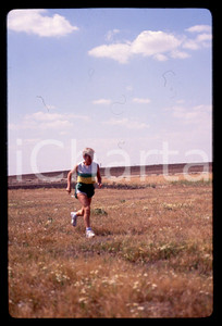 35mm vintage slide* 1980 ca PARLA (SPAGNA) Agnese SARTINI CADUCO allenamento 4