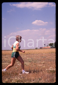 35mm vintage slide* 1980 ca PARLA (SPAGNA) Agnese SARTINI CADUCO allenamento 5